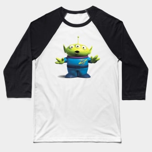 Green Alien Toy Baseball T-Shirt